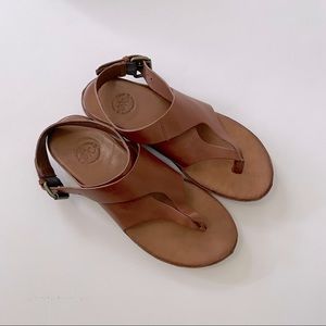 Johnston & Murphy Brown Leather Dressy Sandals